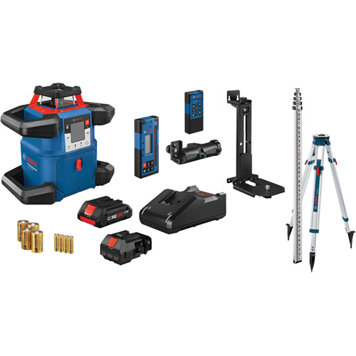 Ensemble laser rotatif horizontal/vertical auto-nivelant connect&eacute; Revolve4000, 4000' (1219,2 m), 635 N.m Nuna Depot Inc.