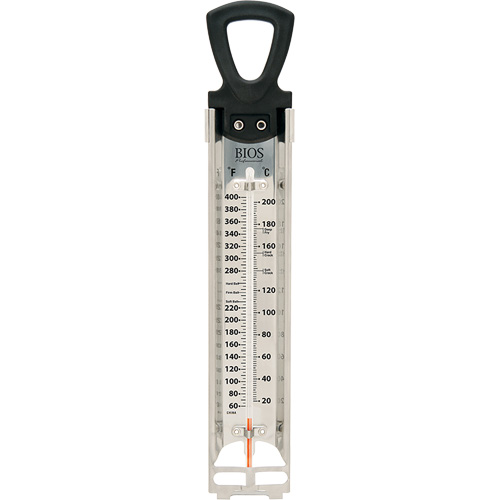 Premium Candy/Deep Fry Thermometer, Contact, Digital, 60-400°F (20-200°C) Nuna Depot Inc.