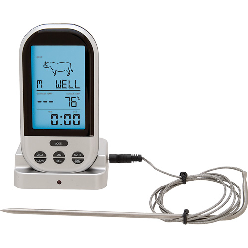 Wireless Meat & Poultry Thermometer, Contact, Digital, 32-482°F (0-250°C) Nuna Depot Inc.
