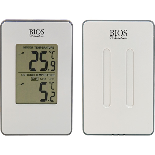 Indoor/Outdoor Wireless Thermometer, Non-Contact, Analogue, 31-158°F (-35-70°C) Nuna Depot Inc.