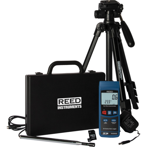 Hot Wire Thermo-Anemometer Kit, Data Logging, 0.4 - 30 m/sec Air Velocity Range Nuna Depot Inc.