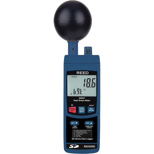 Data Logging Heat Stress Meter with NIST Certificate Nuna Depot Inc.