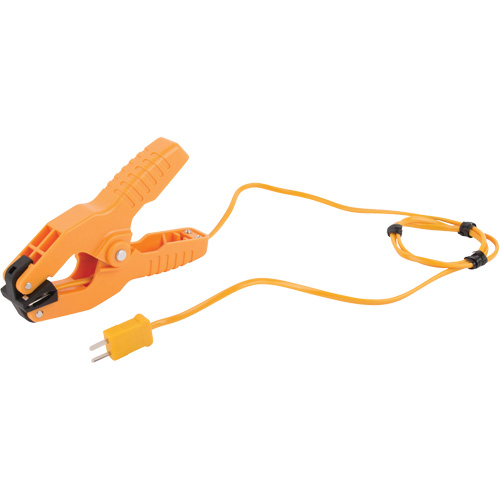 Type K Pipe Clamp Thermocouple Probe with Calibration Certificate, 200 °C (392°F) Max. Temp. Nuna Depot Inc.