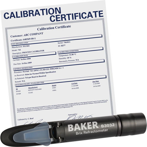 Refractometer with ISO Certificate, Analogue (Sight Glass), Br Nuna Depot Inc.