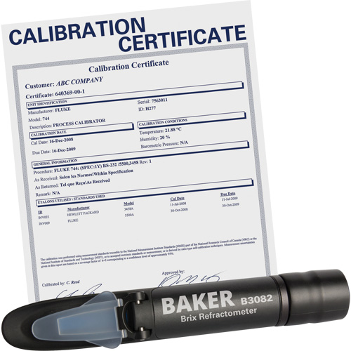 R&eacute;fractom&egrave;tre avec certificat ISO, Analogue (verre-regard)-Num&eacute;rique, Br Nuna Depot Inc.