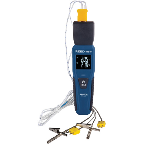 R1640 Smart Series Thermocouple Thermometer with Oven/Freezer Thermocouple Probes, Contact, Digital, 32-122°F (0-50°C) Nuna Depot Inc.