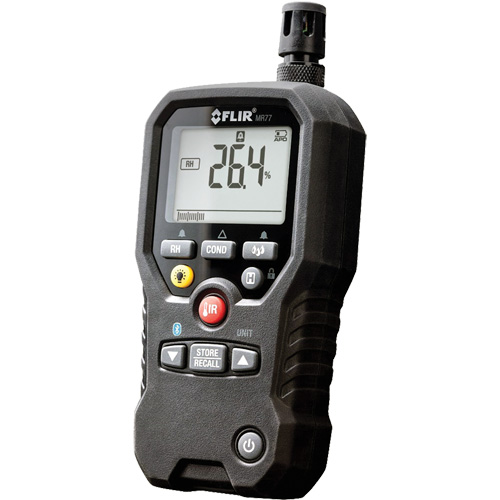 Humidim&egrave;tre 5-en-1 MR77 avec METERLINK, Gamme d'humidit&eacute; 0 - 99%, Gamme de temp&eacute;rature -4°- 392° F ( -20° - 200° C ) Nuna Depot Inc.