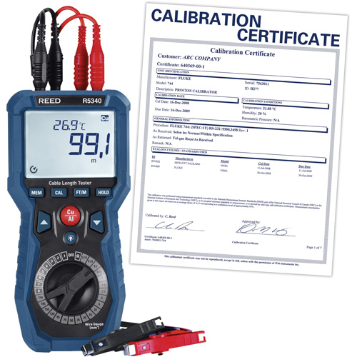 Cable Length Tester with Calibration Certificate Nuna Depot Inc.