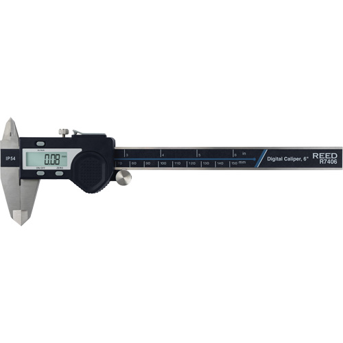 Pied &agrave; coulisse num&eacute;rique de 6" (150 mm), R&eacute;solution de 0,0005" (0,01 mm), 0" - 6" (0 mm - 150 mm) gamme de mesure Nuna Depot Inc.