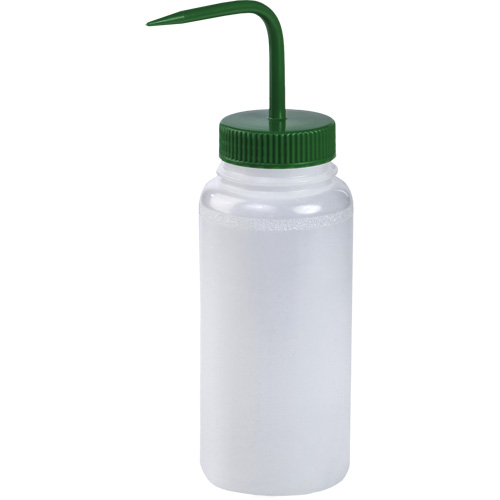 Flacon de lavage en poly&eacute;thyl&egrave;ne &agrave; large goulot avec bouchon en polypropyl&egrave;ne vert Nuna Depot Inc.