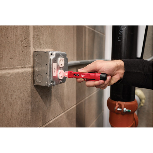 D&eacute;tecteur de tension avec DEL et testeur de prise DDFT, 50 V - 1000 V, Alerte Affichage & son Nuna Depot Inc.