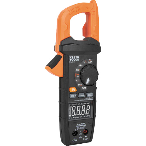 Pince multim&egrave;tre TRMS &agrave; s&eacute;lection automatique de gamme, 600 A, avec lampe de travail, Tension c.a./c.c., Courant c.a./c.c. Nuna Depot Inc.