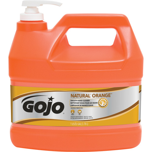 Nettoyant &agrave; mains Natural Orange, Cr&egrave;me, 3,78 L, Cruche, Agrumes/Orange Nuna Depot Inc.