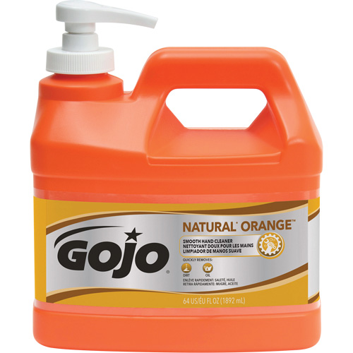 Natural Orange Hand Cleaner, Cream, 1.89 L, Pump Bottle, Citrus/Orange Nuna Depot Inc.