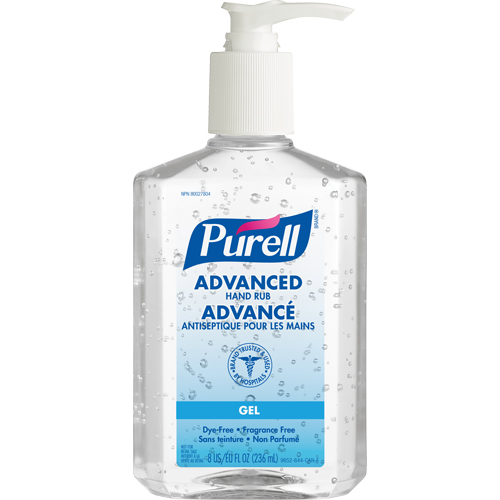 D&eacute;sinfectant pour les mains avanc&eacute;, 236 ml, Bouteille &agrave; pompe, 70 % alcool Nuna Depot Inc.
