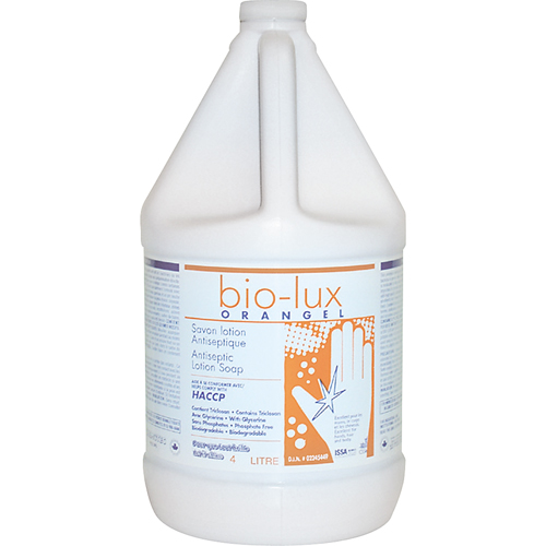 Bio-Lux Orangel Antiseptic Lotion Soap, Liquid, 4 L, Scented Nuna Depot Inc.