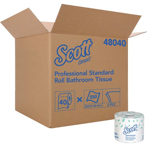 Papier hygi&eacute;nique Scott, 2 Pli, 550 Feuilles/Rouleu, Blanc Nuna Depot Inc.