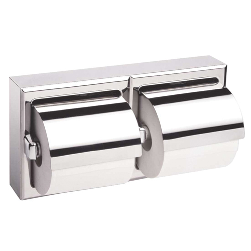 Two-Roll Toilet Paper Dispenser with Hoods, Multiple Roll Capacity Nuna Depot Inc.