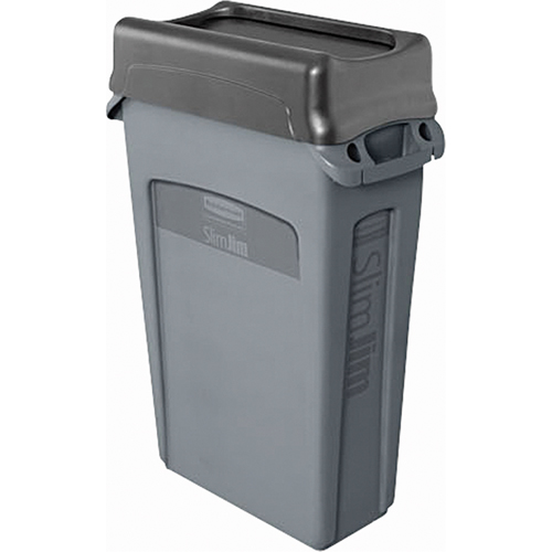 Slim Jim&reg; Container with Venting Channels, Plastic, 23 US gal. Nuna Depot Inc.