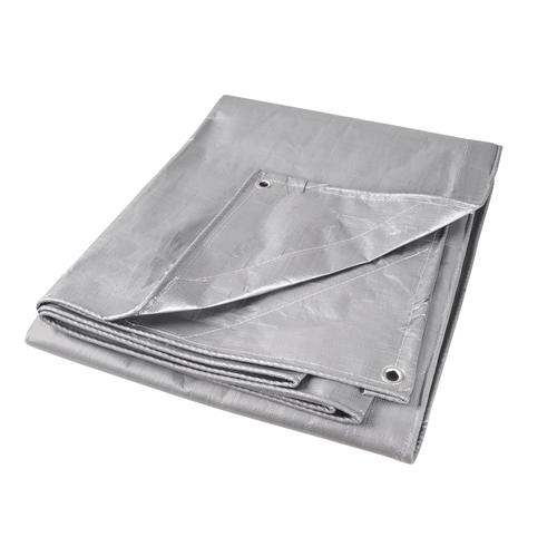 Tarp, Super Heavy-Duty, Silver, 10' x 8' x 12 mils Nuna Depot Inc.