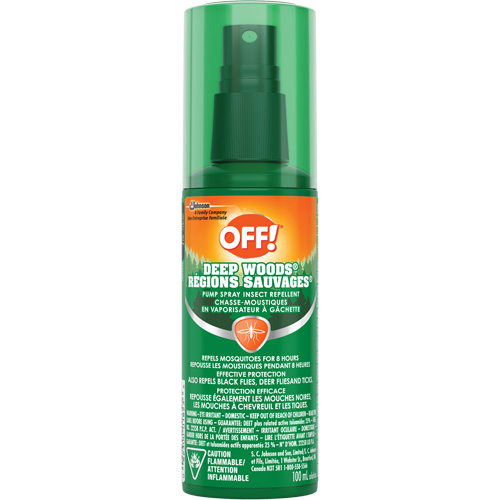 OFF! Deep Woods&reg; Insect Repellent, 25% DEET, Spray, 100 ml Nuna Depot Inc.
