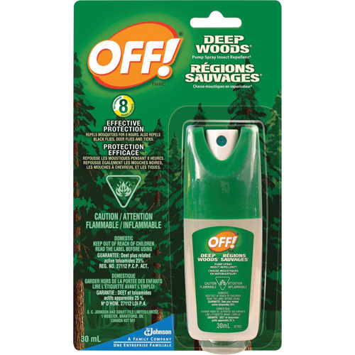 OFF! Deep Woods&reg; Insect Repellent, 25% DEET, Spray, 30 ml Nuna Depot Inc.