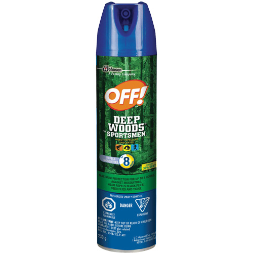 OFF! Deep Woods&reg; Sportsmen Insect Repellent, 30% DEET, Aerosol, 230 g Nuna Depot Inc.
