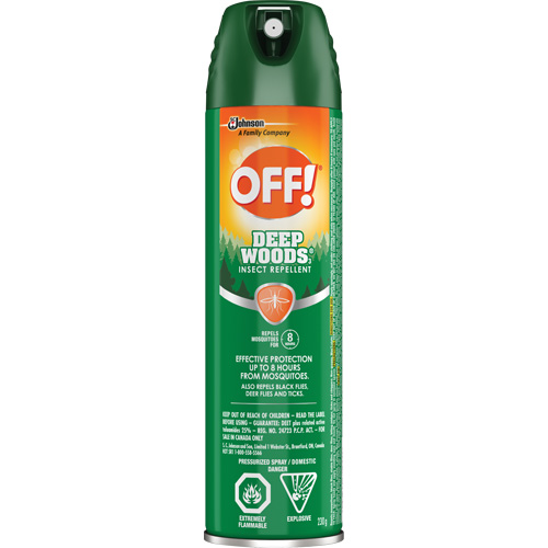 OFF! Deep Woods&reg; Insect Repellent, 25% DEET, Aerosol, 230 g Nuna Depot Inc.