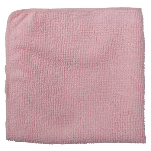 Chiffon de nettoyage pour travaux l&eacute;gers, Microfibre, Rouge Nuna Depot Inc.