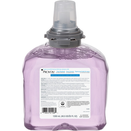 Savon pour les mains aux canneberges avec hydratants am&eacute;lior&eacute;s pour distributeur PROVON TFX, Mousse, 1200 ml, Parfum&eacute; Nuna Depot Inc.
