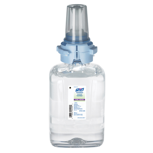 D&eacute;sinfectant pour les mains avanc&eacute; en mousse ADX-7, 700 ml, Cartouche de recharge, 70 % alcool Nuna Depot Inc.