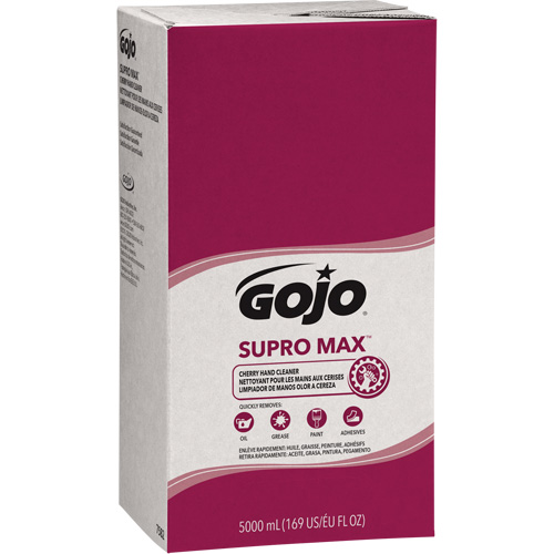 Distributeur de savon pour les mains SUPRO MAX ou GOJO PRO TDX, Lotion, 5000 ml, Recharge, Cerise Nuna Depot Inc.