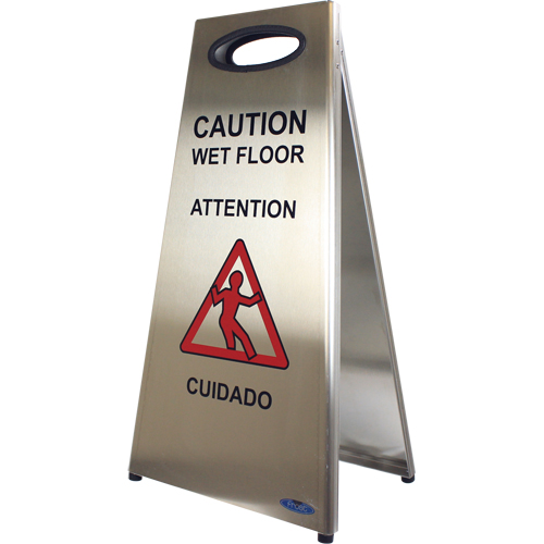 "Wet Floor" Sign, Trilingual With Pictogram Nuna Depot Inc.