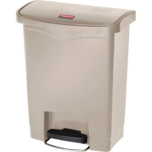 Slim Jim&reg; Waste Container, Resin, 8 US gal. Capacity Nuna Depot Inc.