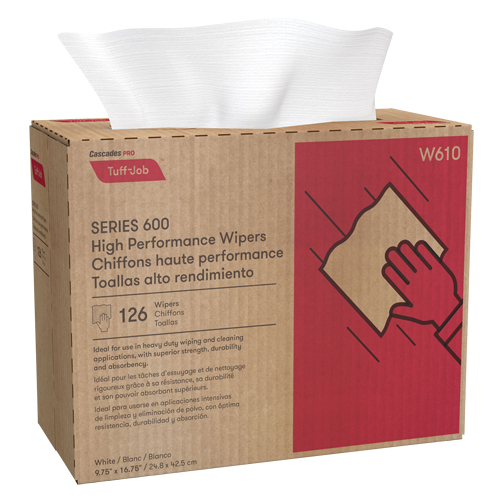 Chiffons enchev&ecirc;tr&eacute;s HP Pro Tuff-Job, Robuste, 16-3/4" lo x 9-3/4" la Nuna Depot Inc.