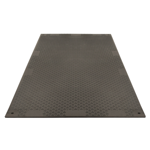 Medium-Duty Ground Protection, 4' x 8', Fiberglass/Polypropylene, Textured, Black Nuna Depot Inc.
