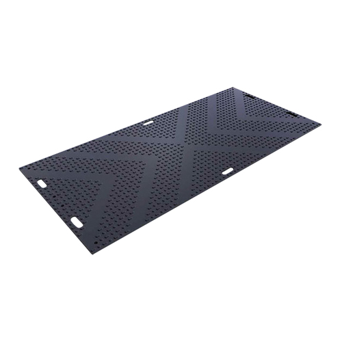 LibertyMat&reg; Medium-Duty Ground Protection, 4' x 8', High Density Polyethylene, Textured, Black Nuna Depot Inc.