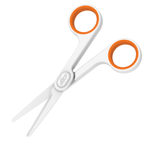 Slice Small Ceramic Scissors, 6", Rings Handle Nuna Depot Inc.