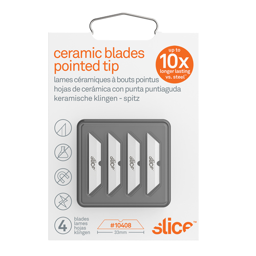 Slice Lames &agrave; bout pointu en c&eacute;ramique pour couteau pour boîte, Style Simple Nuna Depot Inc.
