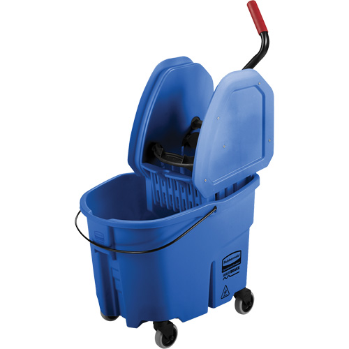 Ensemble de seau pour vadrouille et essoreuse WaveBrake, Pression vers le bas, 8,75 gal. US (35 pintes), Bleu Nuna Depot Inc.
