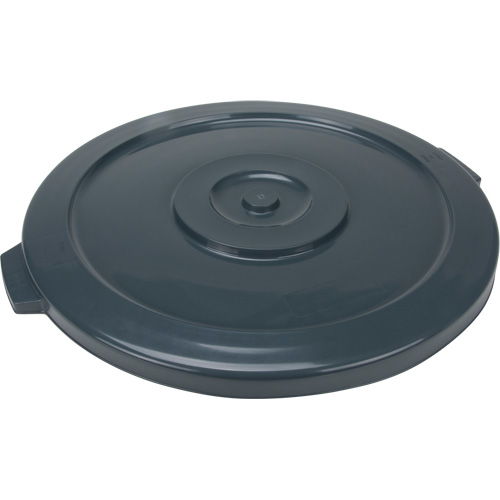 Couvercle pour contenant &agrave; d&eacute;chets, Couvercle plat, Plastique/Poly&eacute;thyl&egrave;ne, Convient aux contenants 24" dia. Nuna Depot Inc.
