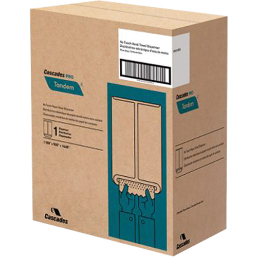 Distributeur d'essuie-mains Pro Tandem, Sans contact, 11,5" la x 9" p x 16,6" h Nuna Depot Inc.