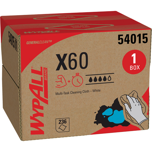 Chiffons X60, Tout usage, 16-3/4" lo x 11" la Nuna Depot Inc.