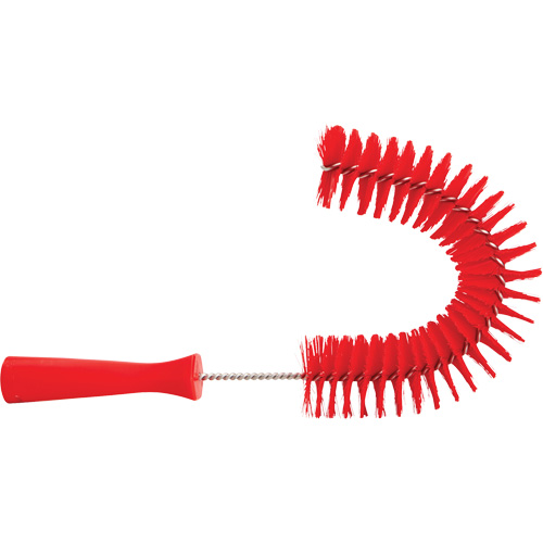 Brosse recourb&eacute;e, Soies Moyen/Ferme, Longueur de 15-1/2", Rouge Nuna Depot Inc.