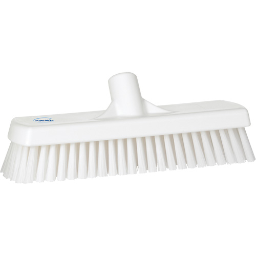 Deck & Wall Scrub Brush, Stiff Bristles, 12", Polyester, White Nuna Depot Inc.