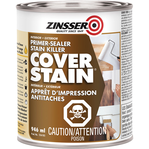 Cover Stain&reg; Oil-Base Primer Sealer, 946 ml, Can, White Nuna Depot Inc.