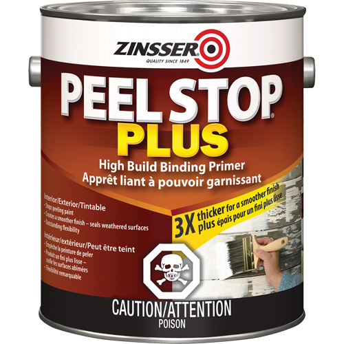 Couche primaire avec liant Plus High Build Peel Stop, 3,78 L, Gallon, Blanc Nuna Depot Inc.