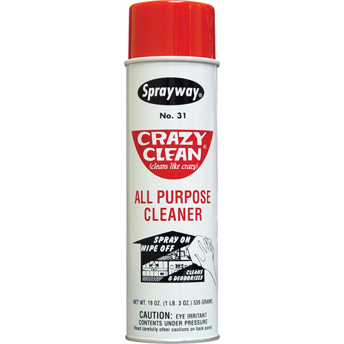 Crazy Clean&reg; All Purpose Cleaner, 20 oz., Aerosol Can Nuna Depot Inc.
