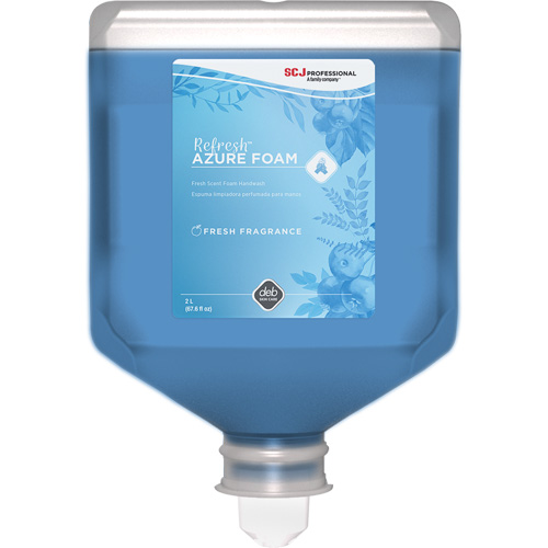 Savon &agrave; mains Refresh Azure, Mousse, 2 L, Parfum&eacute; Nuna Depot Inc.