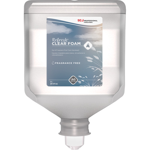 Savon transparent pour les mains Refresh, Mousse, 2 L, Sans parfum Nuna Depot Inc.